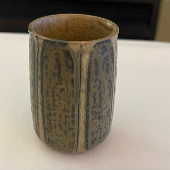 Vintage Redware Pottery Cup - Picture 6 of 10